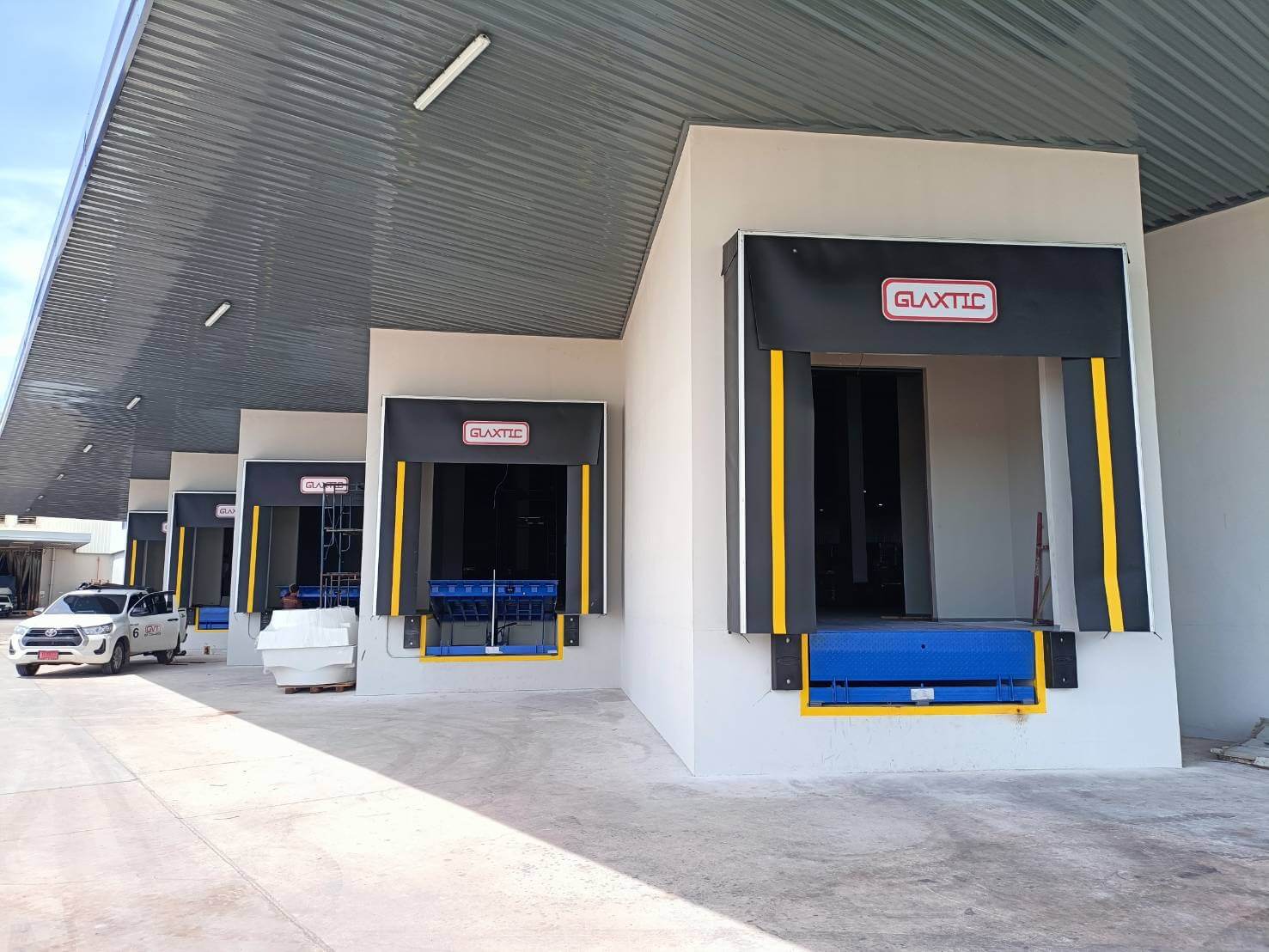 อุโมงค์โหลดสินค้า รุ่นผ้าใบชนแล้วยุบ