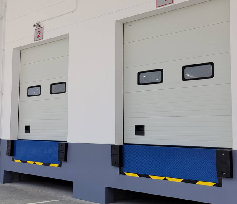 สะพานปรับระดับโหลดสินค้ารุ่นมือดึง